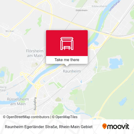 Карта Raunheim Egerländer Straße