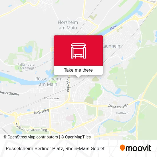 Карта Rüsselsheim Berliner Platz