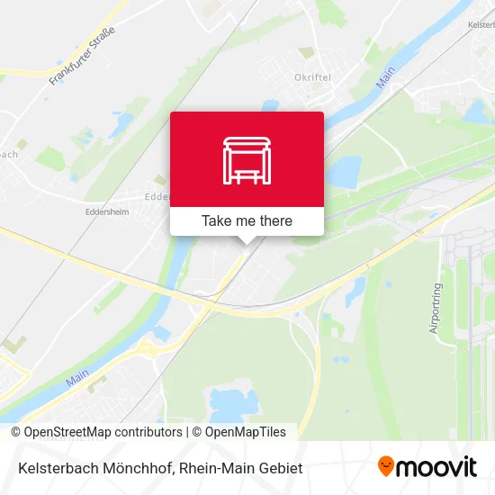 Карта Kelsterbach Mönchhof