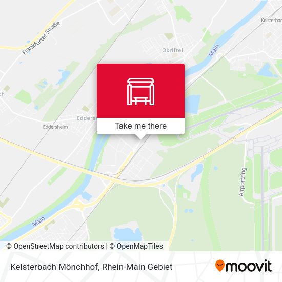 Kelsterbach Mönchhof map