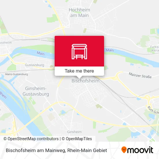 Карта Bischofsheim am Mainweg