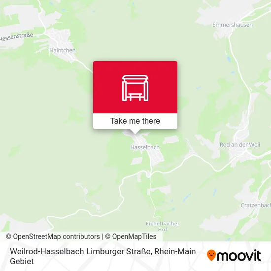 Карта Weilrod-Hasselbach Limburger Straße