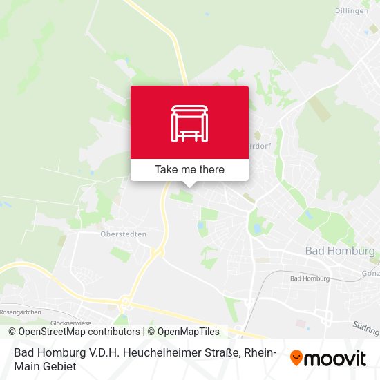 Bad Homburg V.D.H. Heuchelheimer Straße map