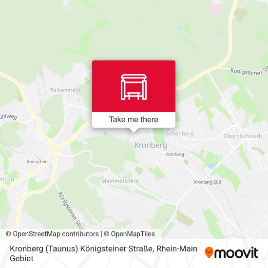 Kronberg (Taunus) Königsteiner Straße map