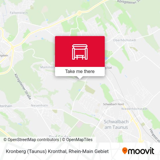 Kronberg (Taunus) Kronthal map