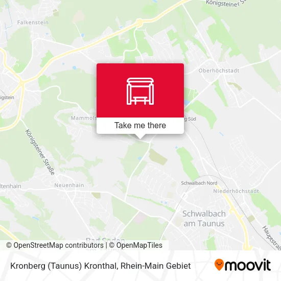 Карта Kronberg (Taunus) Kronthal