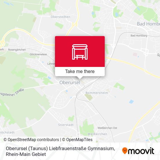Oberursel (Taunus) Liebfrauenstraße Gymnasium map