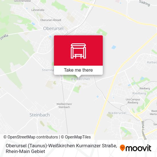 Oberursel (Taunus)-Weißkirchen Kurmainzer Straße map