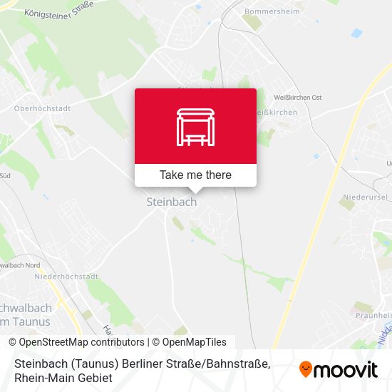 Steinbach (Taunus) Berliner Straße / Bahnstraße map