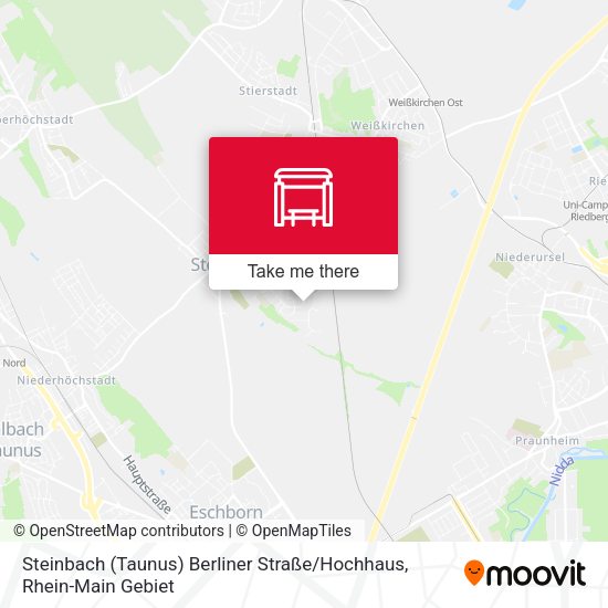 Steinbach (Taunus) Berliner Straße / Hochhaus map