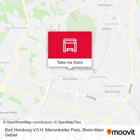Bad Homburg V.D.H. Marienbader Platz map