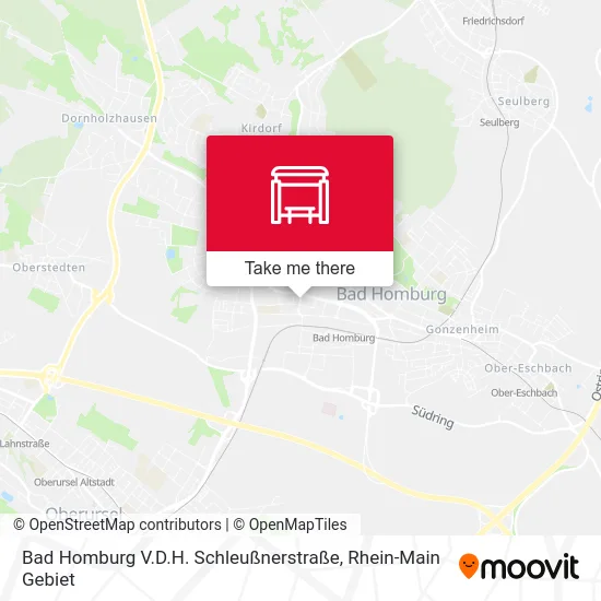 Карта Bad Homburg V.D.H. Schleußnerstraße