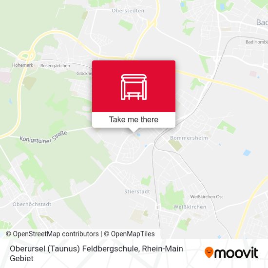 Oberursel (Taunus) Feldbergschule map