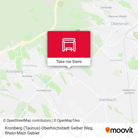 Kronberg (Taunus)-Oberhöchstadt Gelber Weg map