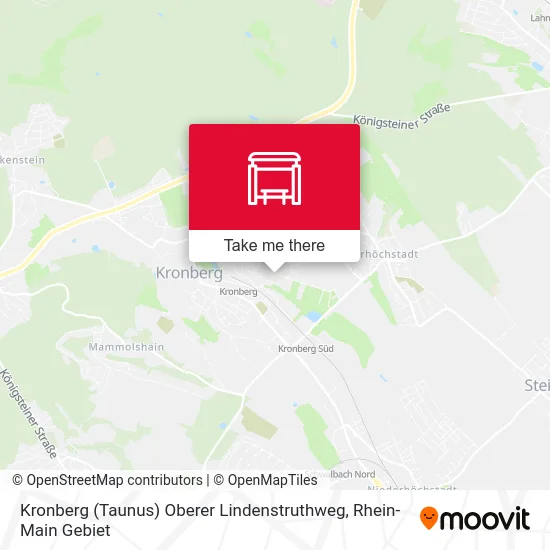 Карта Kronberg (Taunus) Oberer Lindenstruthweg