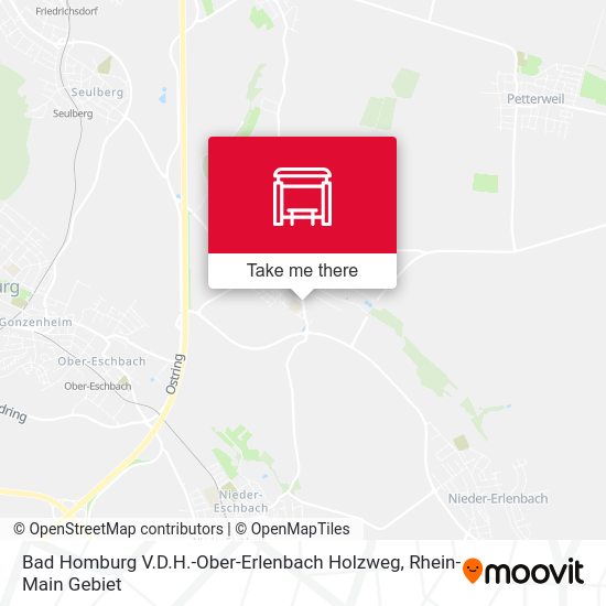 Bad Homburg V.D.H.-Ober-Erlenbach Holzweg map