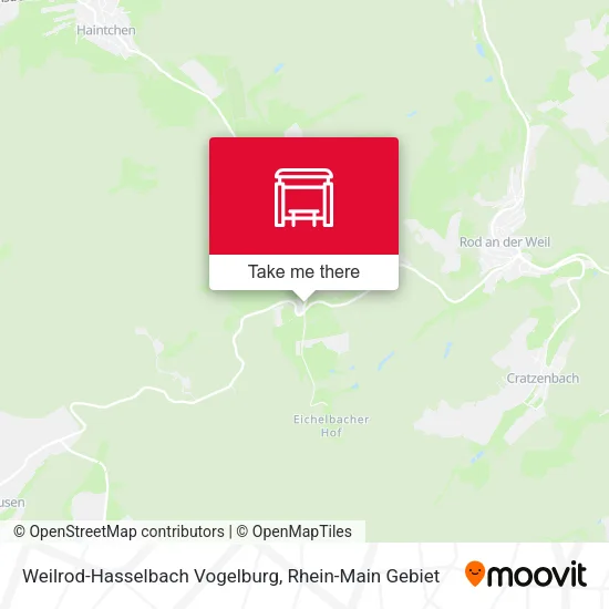 Карта Weilrod-Hasselbach Vogelburg