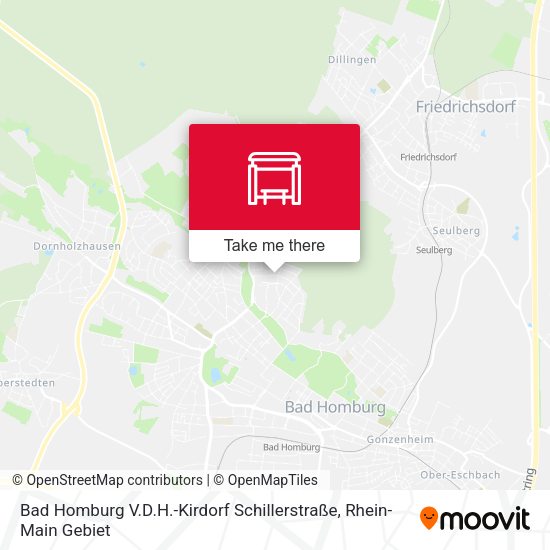Bad Homburg V.D.H.-Kirdorf Schillerstraße map