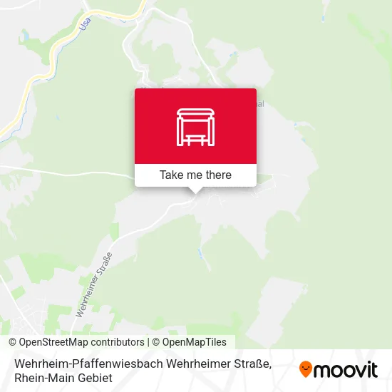 Карта Wehrheim-Pfaffenwiesbach Wehrheimer Straße