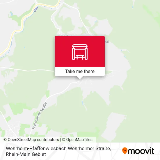 Карта Wehrheim-Pfaffenwiesbach Wehrheimer Straße