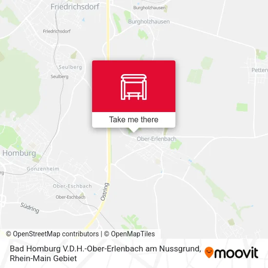 Карта Bad Homburg V.D.H.-Ober-Erlenbach am Nussgrund