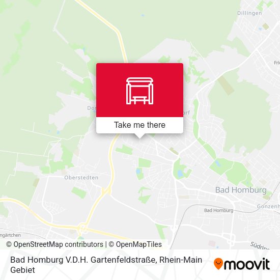 Bad Homburg V.D.H. Gartenfeldstraße map