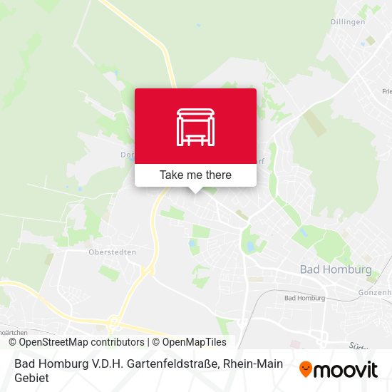 Bad Homburg V.D.H. Gartenfeldstraße map