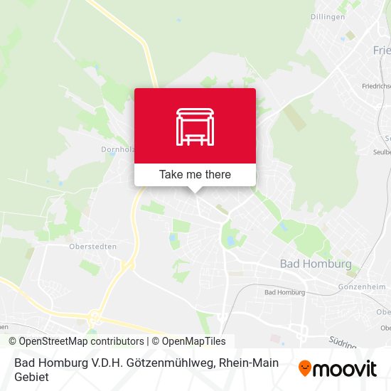 Bad Homburg V.D.H. Götzenmühlweg map