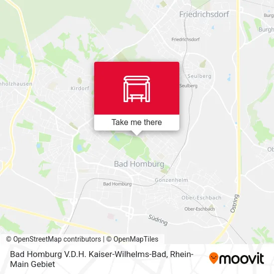 Карта Bad Homburg V.D.H. Kaiser-Wilhelms-Bad