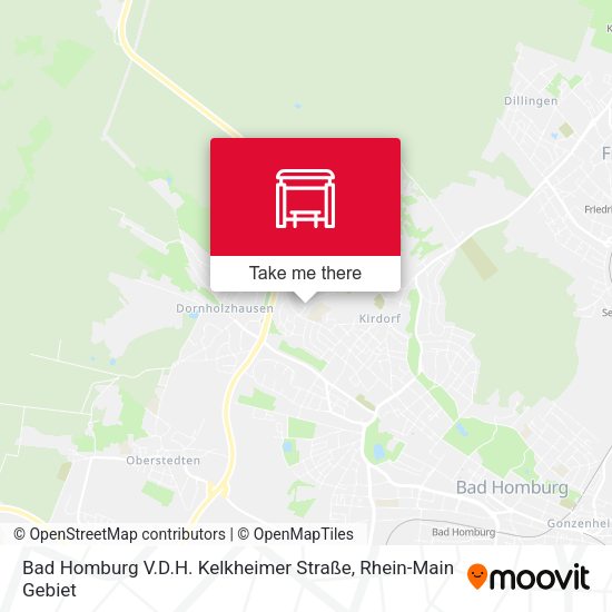 Bad Homburg V.D.H. Kelkheimer Straße map