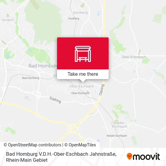 Карта Bad Homburg V.D.H.-Ober-Eschbach Jahnstraße