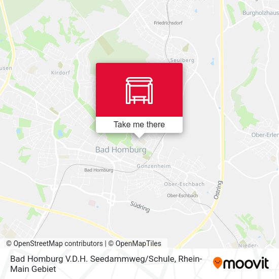 Bad Homburg V.D.H. Seedammweg / Schule map