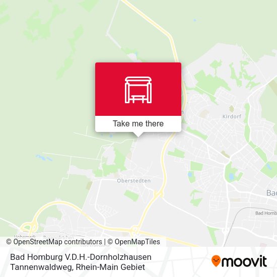 Bad Homburg V.D.H.-Dornholzhausen Tannenwaldweg map