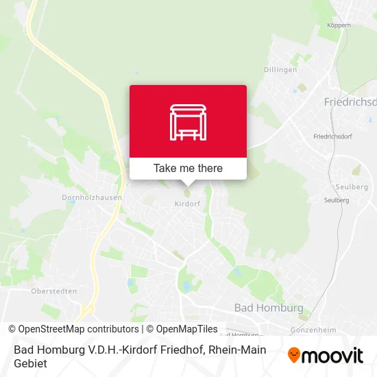 Bad Homburg V.D.H.-Kirdorf Friedhof map
