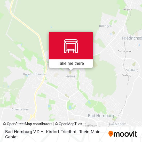 Bad Homburg V.D.H.-Kirdorf Friedhof map