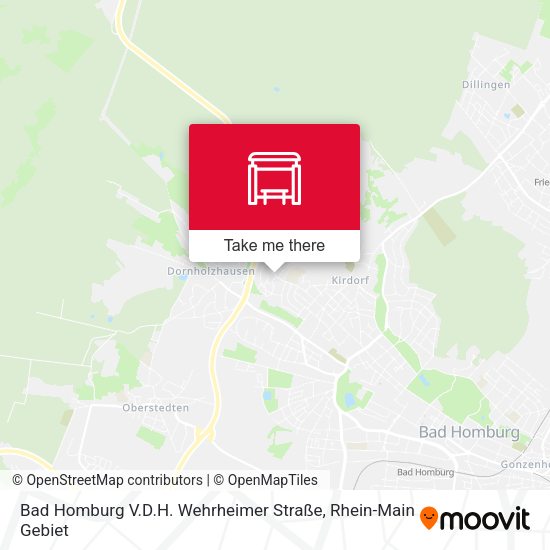 Bad Homburg V.D.H. Wehrheimer Straße map