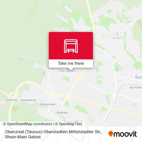 Oberursel (Taunus)-Oberstedten Mittelstedter Str. map