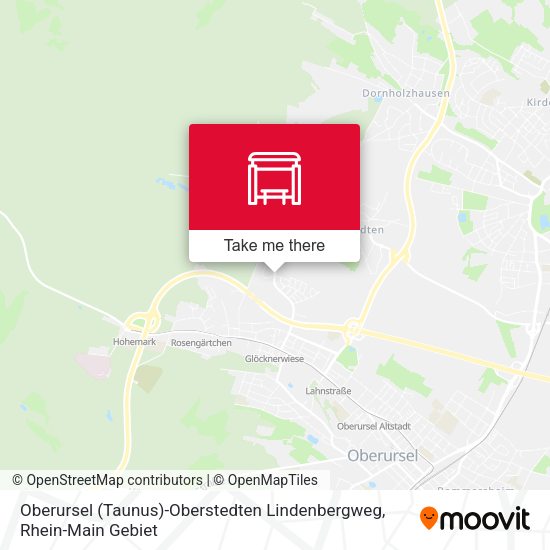 Oberursel (Taunus)-Oberstedten Lindenbergweg map