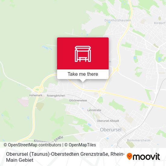 Oberursel (Taunus)-Oberstedten Grenzstraße map
