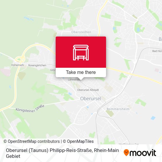 Oberursel (Taunus) Philipp-Reis-Straße map
