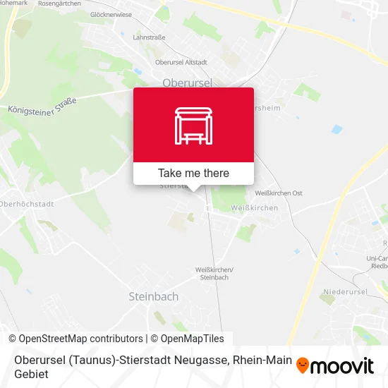 Карта Oberursel (Taunus)-Stierstadt Neugasse