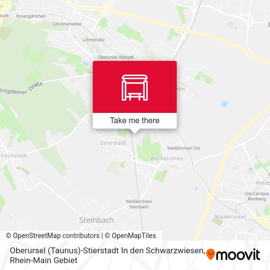 Oberursel (Taunus)-Stierstadt In den Schwarzwiesen map