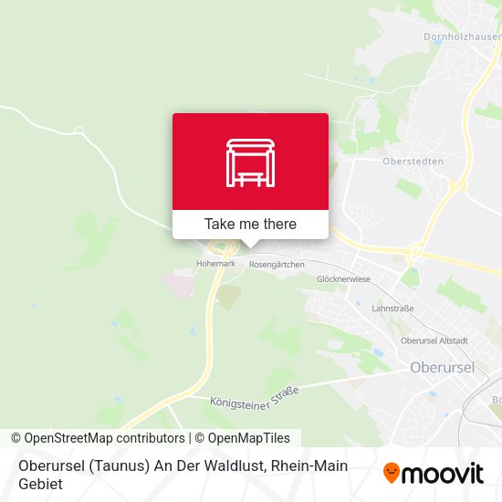 Oberursel (Taunus) An Der Waldlust map