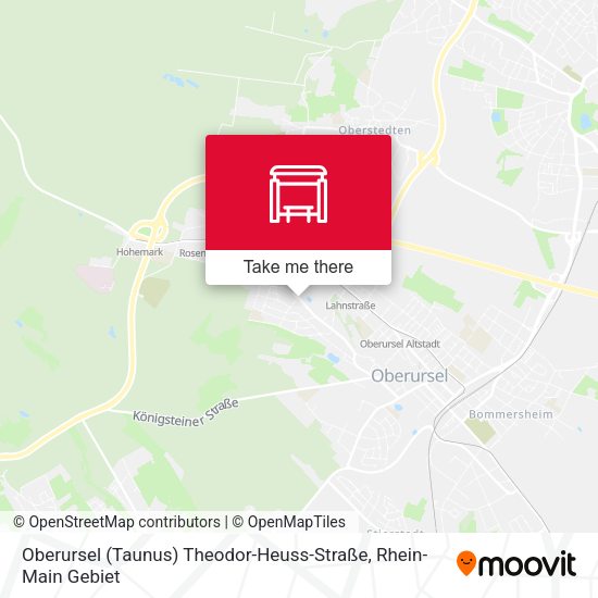 Oberursel (Taunus) Theodor-Heuss-Straße map