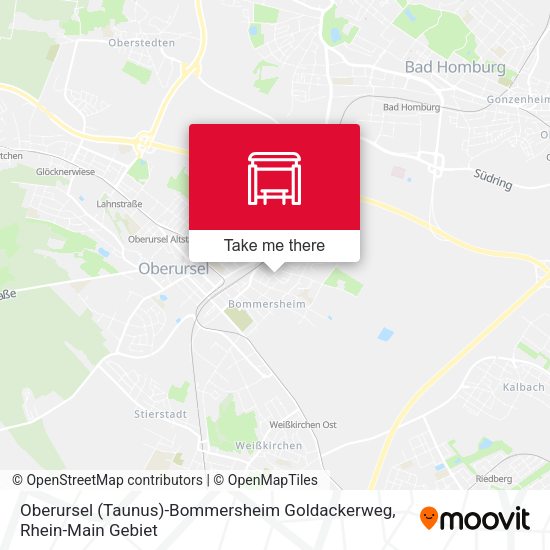 Oberursel (Taunus)-Bommersheim Goldackerweg map