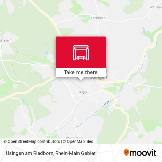 Карта Usingen am Riedborn