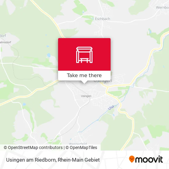 Карта Usingen am Riedborn