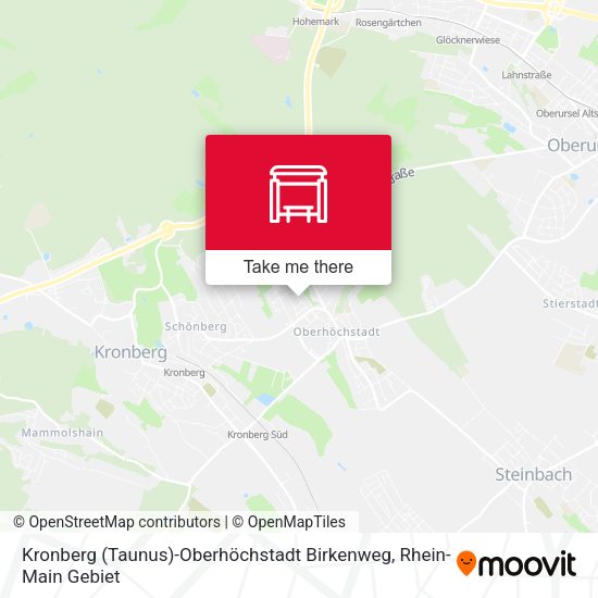 Kronberg (Taunus)-Oberhöchstadt Birkenweg map