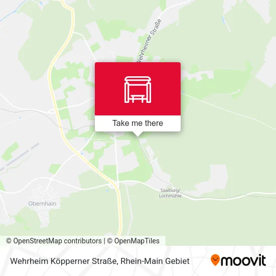 Карта Wehrheim Köpperner Straße