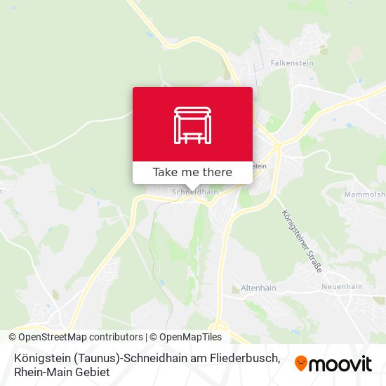 Карта Königstein (Taunus)-Schneidhain am Fliederbusch